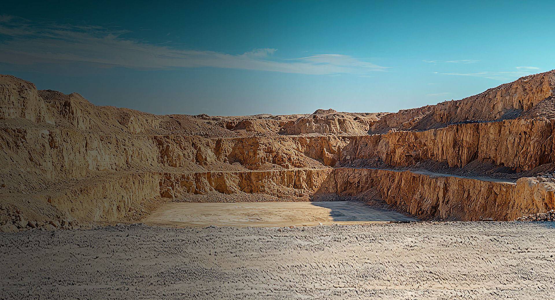 Large excavator