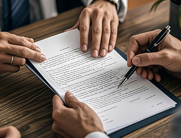 Signing a contract for OEM cooperation