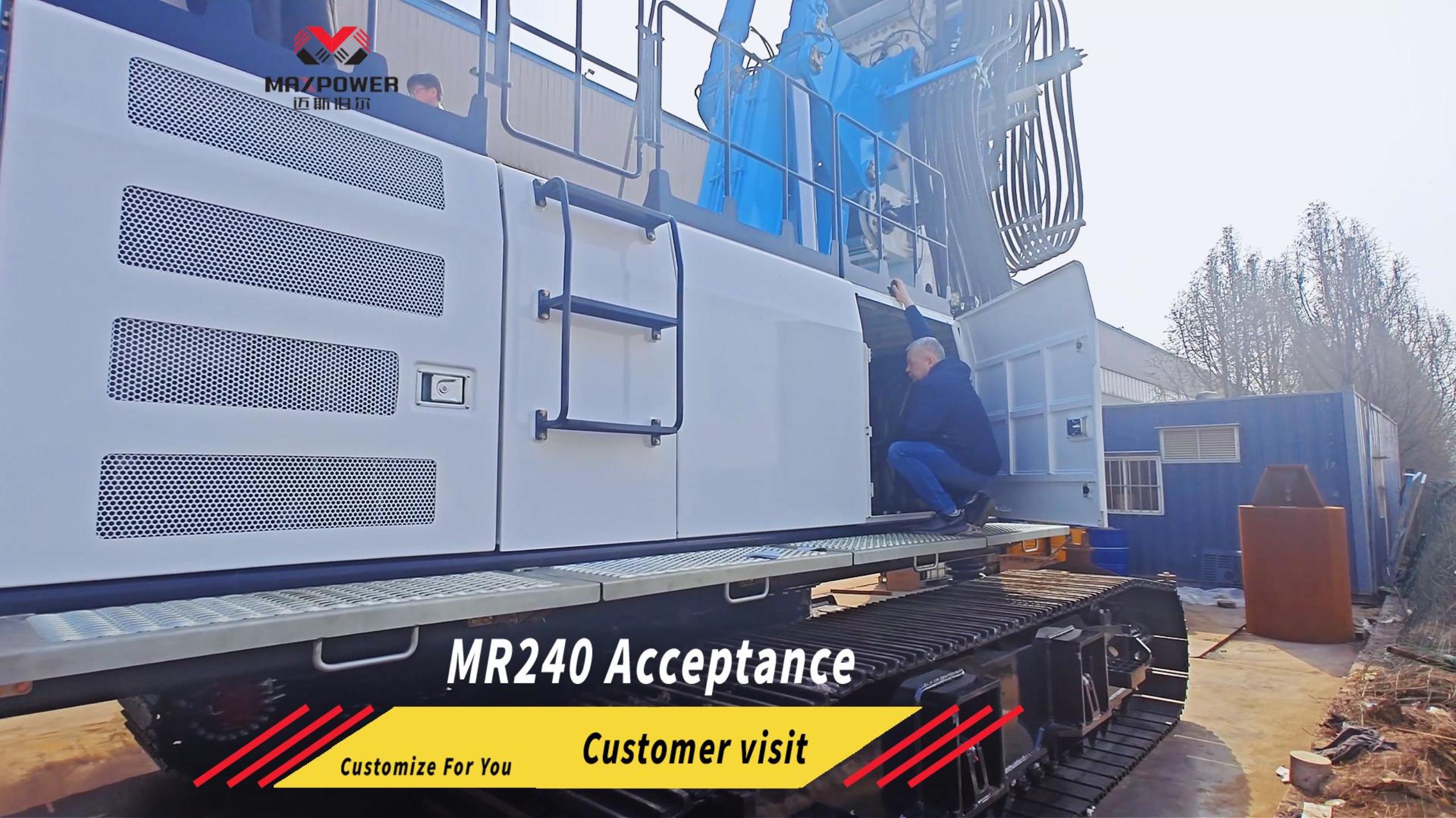 Customized Delivery & Quality Acceptance ✨ MR240 Equipment Offline, Russian Client On-Site Acceptance